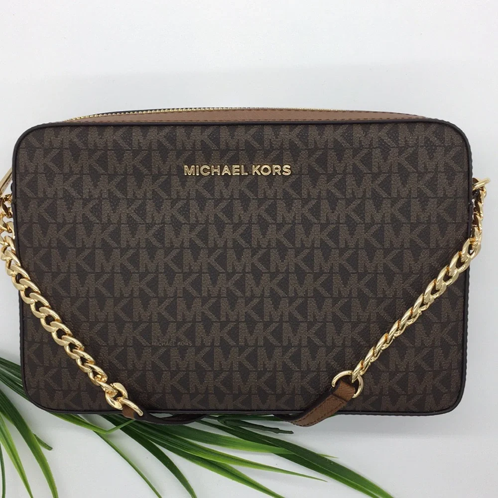 MICHAEL KORS LG EW CROSSBODY Bag Brown - Picture 8 of 8